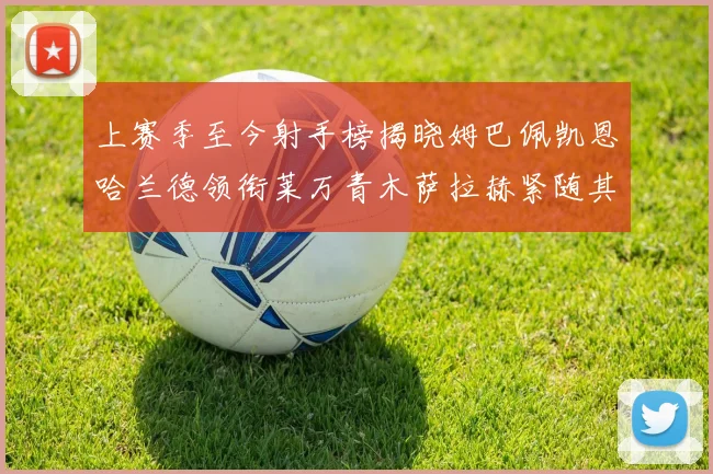 上赛季至今射手榜揭晓姆巴佩凯恩哈兰德领衔莱万青木萨拉赫紧随其后