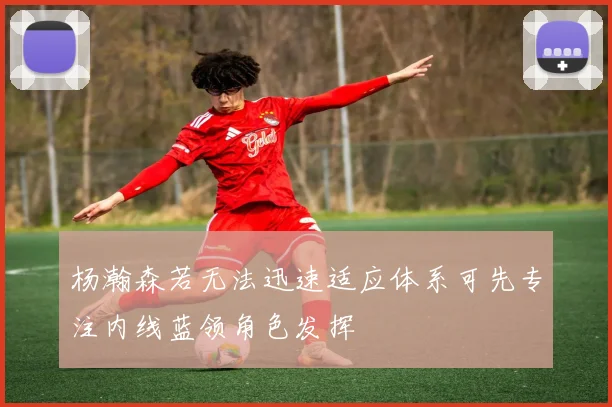 杨瀚森若无法迅速适应体系可先专注内线蓝领角色发挥